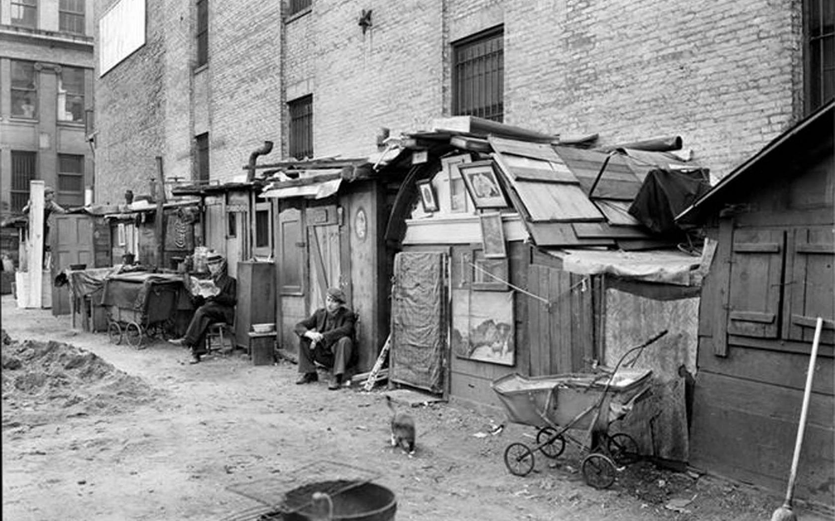 Shantytowns Hoovervilles Were Homeless Encampments Circling The News