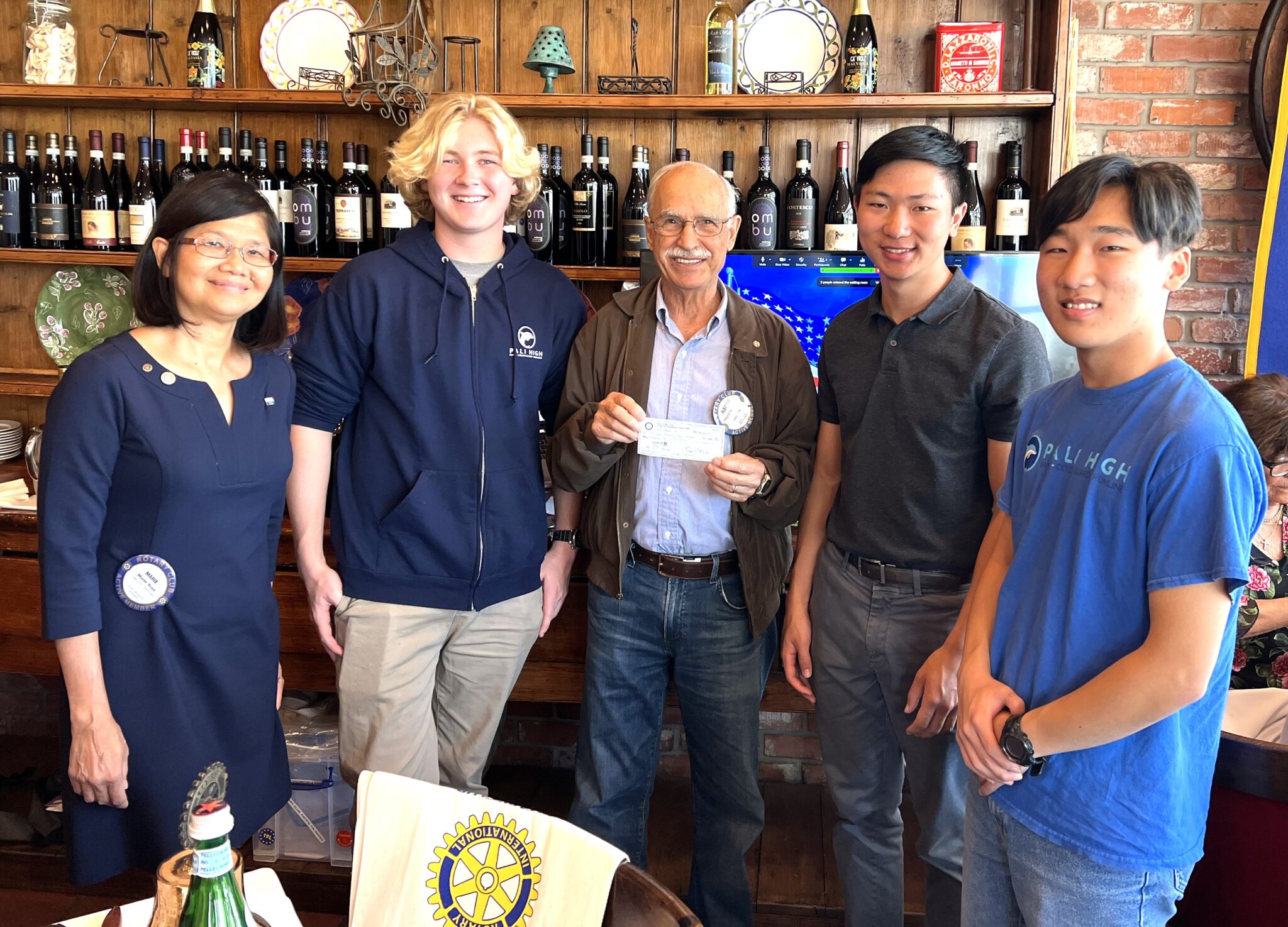 Rotary Supports Pacific Palisades High School Band Circling The News